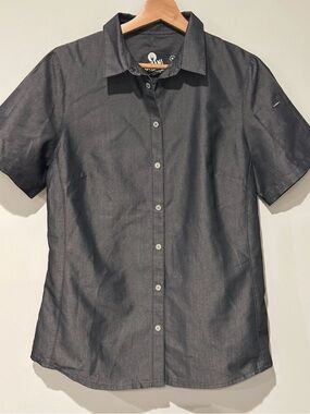 Chef Works Urban Collection Women’s Black Short Sleeve Chef Shirt Size M